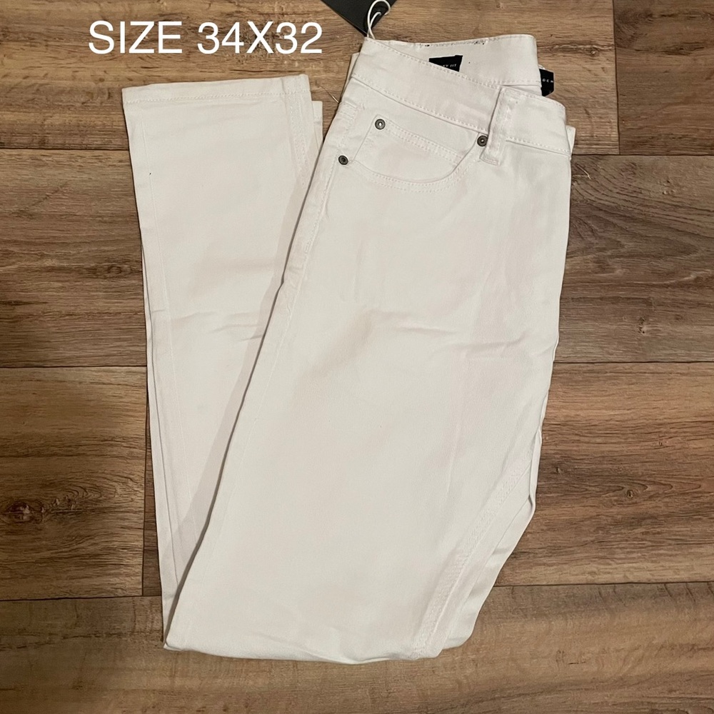 NEW Kayden K White  Size 34W 32L Skinny Jeans